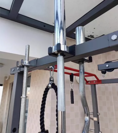 免安装螺丝杆铃杆托架 免钉杠铃杆奥杆收纳架...