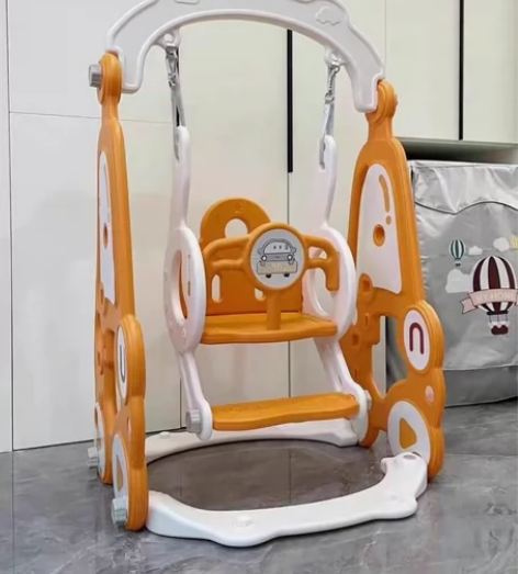 全新方熊秋千室内儿童吊椅3挡高度可调节高度...