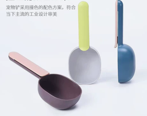 新款狗粮勺狗粮铲加厚ABS狗狗食物铲勺猫粮...
