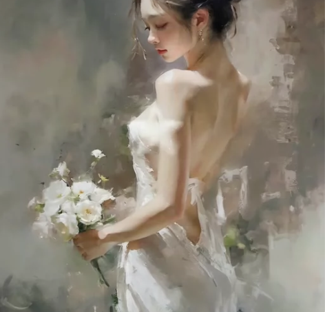 定制油画，最快第二天出图！画像彩铅人物画像...