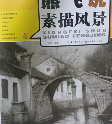 风景素描入门级，有细节标注绘画教程，后面还...