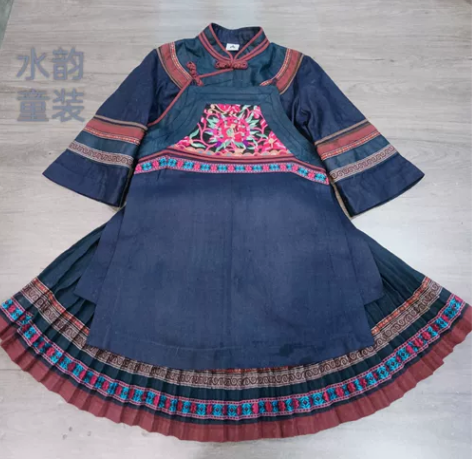 新品上架，独家设计，民族女童装，结合传统创...