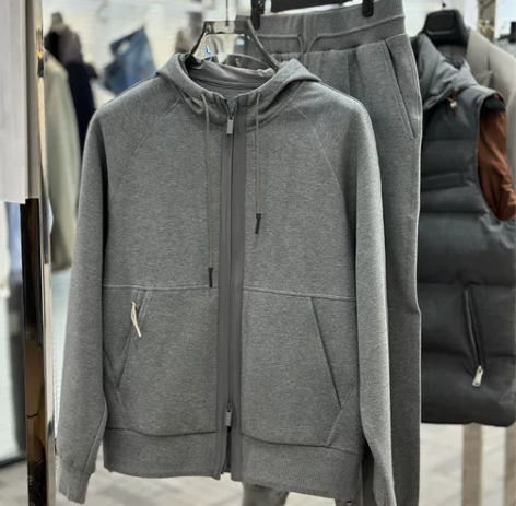 杰尼亚同款版型工艺卫衣套装，ZE*NA经典...