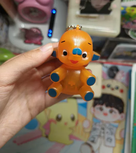 日本佐藤象挂件佐藤象妹妹指偶玩具  中古玩...