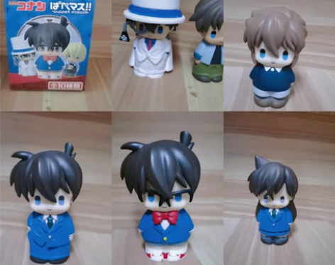 日本ENSKY可爱豆豆眼名侦探柯南空心指偶...