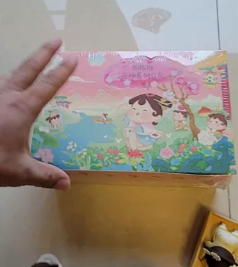 故宫文创饱格格花神系列摆件女孩生日桌面娃娃...