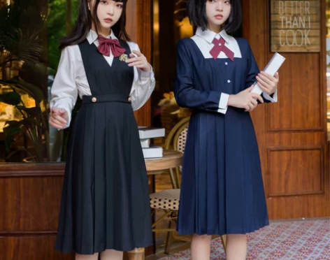 小欣原创风竹JK制服短款小西装外套+护奶裙...