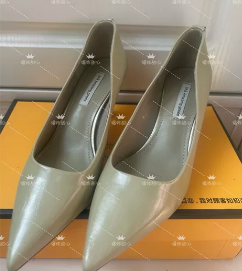 可交换35码猫跟鞋 显得非常秀气～超软，全...