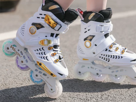 溜冰鞋成人专业平花式校园轮滑鞋男女成年初学...