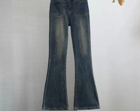 女士牛仔裤 做电商没卖完所以便宜出了高腰显...