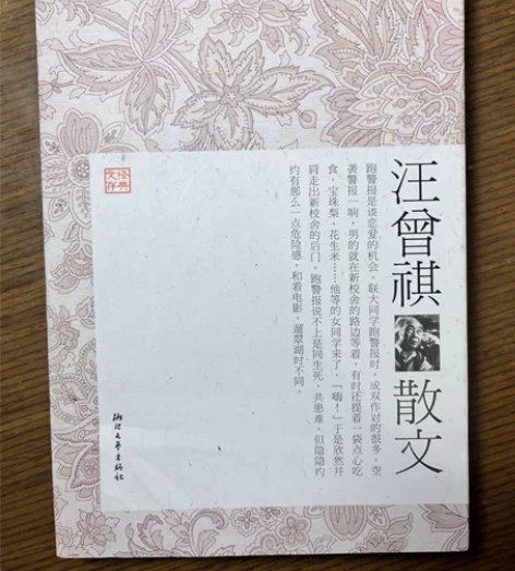 汪曾祺散文 散文小说 全新 无翻阅，无折痕...