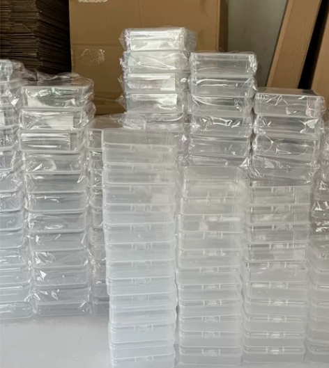 【20个9.9包邮】长方形塑料盒子收纳盒透...