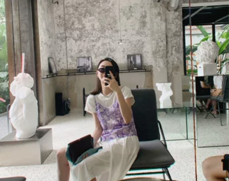 MONA 紫色吊带背心女外穿潮夏季法式复古...