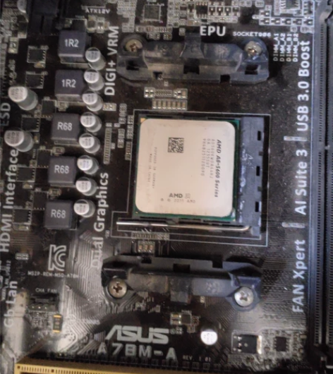 自用华硕FM2主板CPU套装，PCI插槽不...