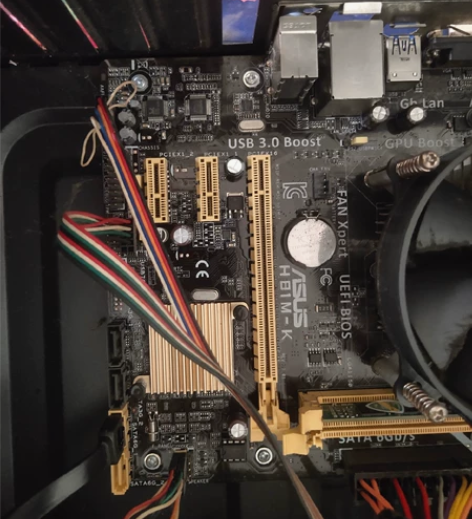 华硕台式机+19寸显示器全套出售H81主板...