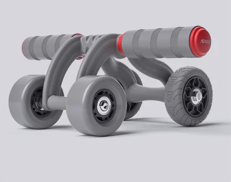 施耐德健腹轮男士卷腹家用静音健身器材腹肌女...