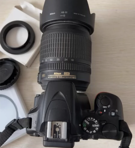 9成新尼康单反相机D3500搭配18-10...