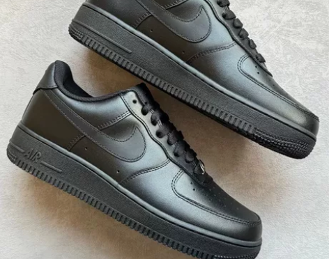 Nike耐克纯黑空军 黑武士 百搭 可搭配...