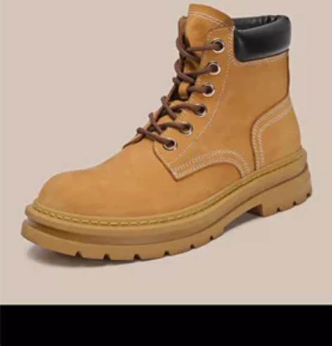 2023年11月买  头层牛皮大黄靴 41...