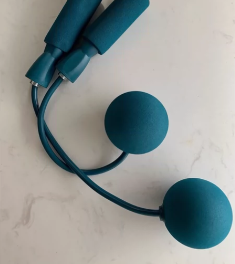 跳绳批发健身运动用品负重球钢丝跳绳海绵轴承...