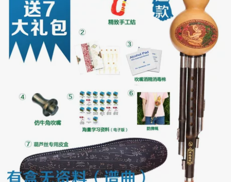 初学 天然紫竹 葫芦丝c调 乐器 感兴趣的...