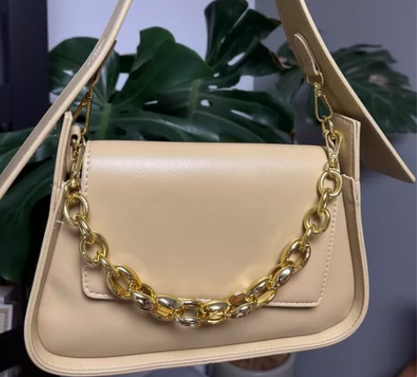 女士包 可单肩可斜挎，金属链条可拆卸，背过...