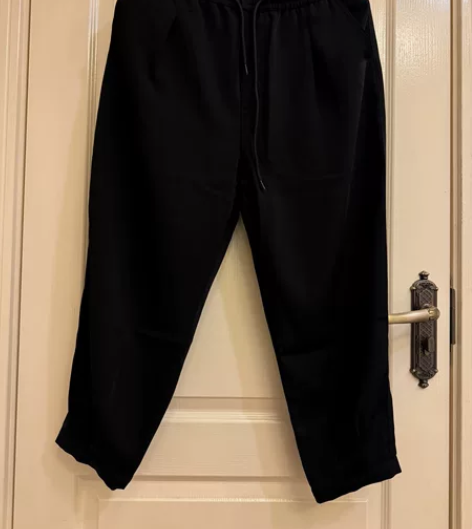 男士九分裤 轻薄垂顺嘿马七作原创九分裤日系...