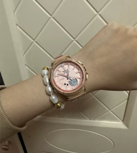 卡西欧baby G 粉色 线下专柜买的放了...