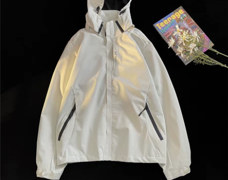 啄木鸟冲锋衣男春秋季情侣软壳外套防风防水三...