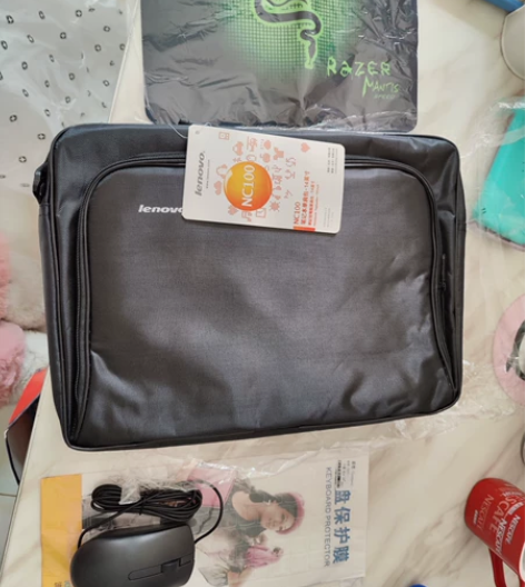 全新联想电脑包 全新鼠标垫全新键盘保护膜全...