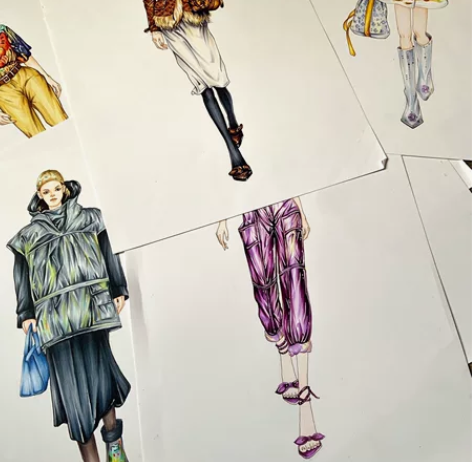 服装效果图/时装画 可以私聊自己挑选要哪一...