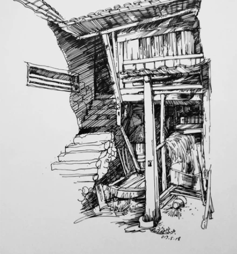 人物速写建筑速写写生代画 量大从优 10张...