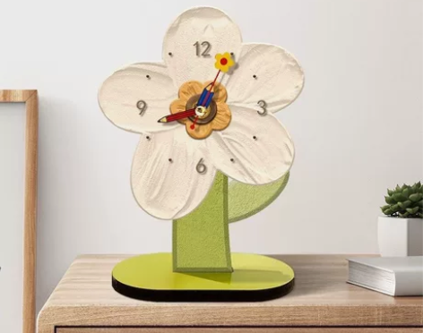 【包邮】简约现代桌面摆件小清新钟表轻奢高级...