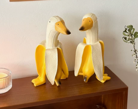 可爱日子 蕉个朋友鸭趣味搞怪生日礼物 创意...