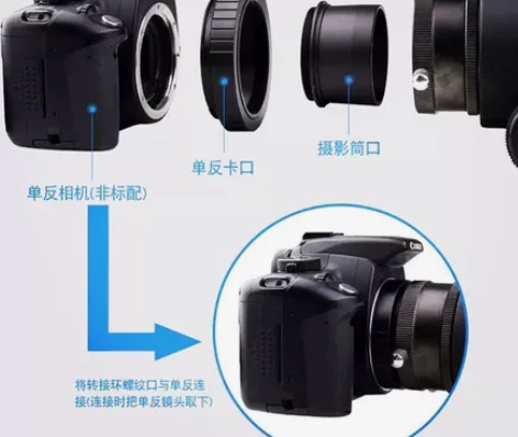 全新天文望远镜相机转接环，尼康、佳能、索尼...