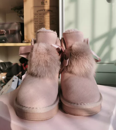 骆驼CAMEL雪地靴 仅穿一次   A84...