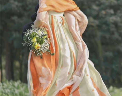 十九觅原创[露凝香]唐制对襟上衫一片式齐胸...