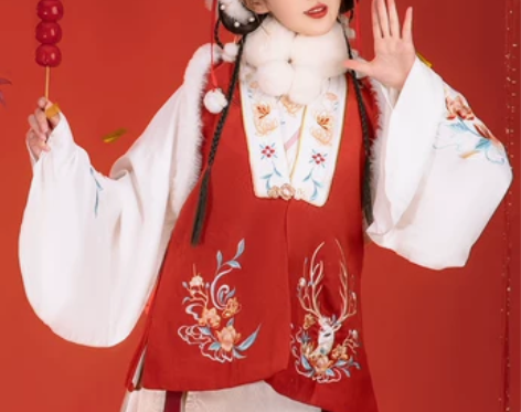 【春节不打烊】耀春林间鹿正品原创明制斗篷拜...