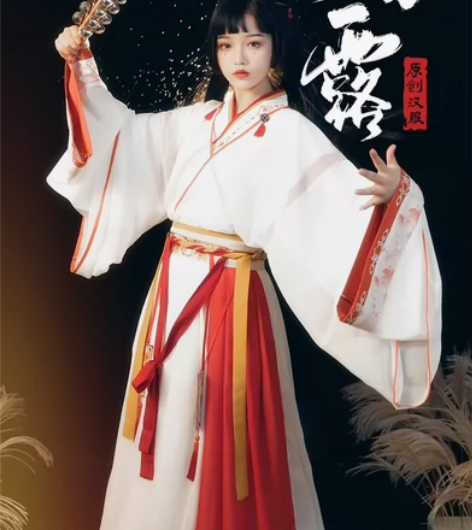 刀出 宿问【白露】 晋制原创汉服女齐腰襦裙...