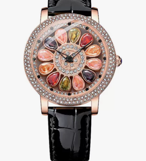 时尚精美女士手表奢华镶钻高档复古防水休闲皮...