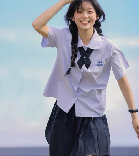 泰式校服，一套，也可以分开买，裙子有蓝色和...