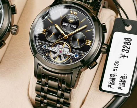 瑞士认证正品手表男士机械表全自动镂空新概念...