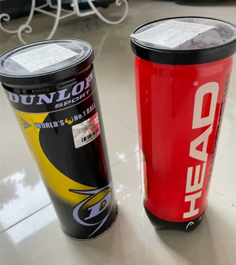 网球2桶，一桶3个全新没开过封。2桶送1个...