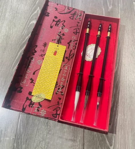 紫毫狼羊兼毫毛笔大楷联笔湖州王一品斋笔庄天...