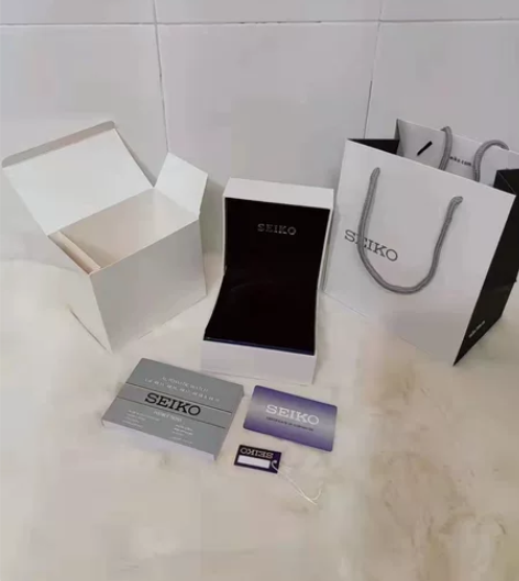 精工手表盒，收纳盒，说明书，手提袋全套 喜...