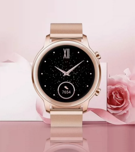 荣耀magic watch2代智能手表金色...