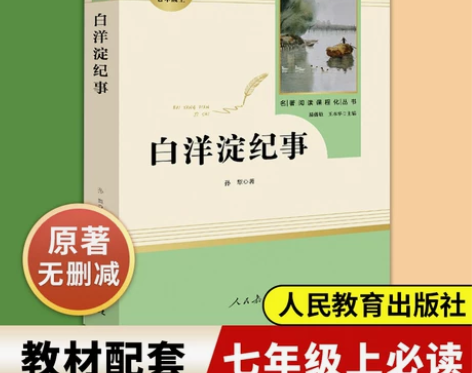 白洋淀纪事 七年级上册语文教材名著阅读课程...