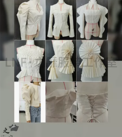 服装立体裁剪。样衣制作。 来图或提要求均可...