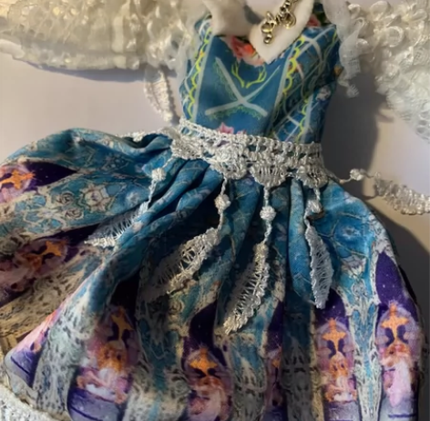 6分30厘米bjd洛丽塔娃衣胖娃娃衣服换装...