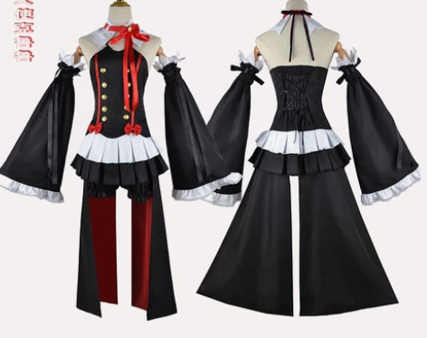 终结的炽天使克鲁鲁费娘米迦COS服装女万圣...